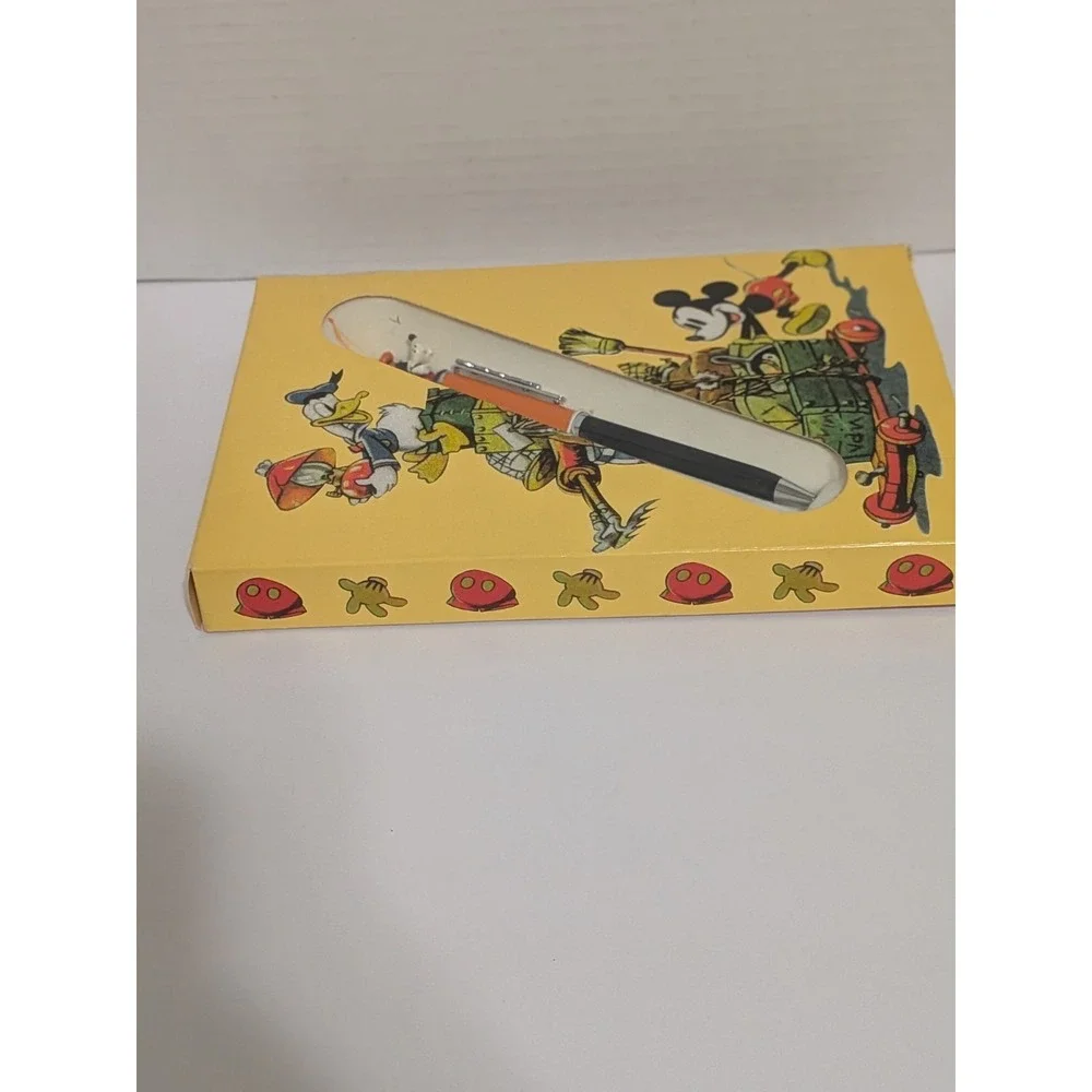 Vintage Colibri Walt Disney Goofy  Ballpoint Pen, Black & Orange  Pen 90s